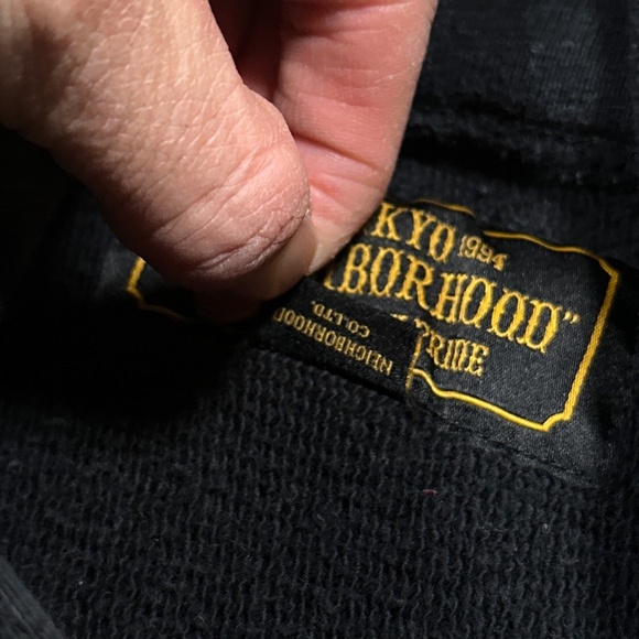 Neighborhood Reverse Weave Mess With The Best Die Like The Rest Hoodie Mens L - Picture 9 of 13